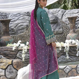 GRACE - 3PC UNSTITCHED EMBROIDERED CAMBRIC SUIT