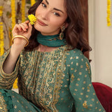 3PC Unstitched Festive Embroidered Suit (SUNW6NO039)