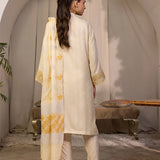 2PC Stitched Jacquard Embroidered Shirt Dupatta  (SPL2PEC034)