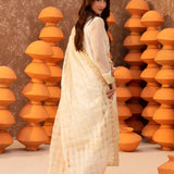 3PC Unstitched Festive Embroidered Suit (SUNS7JI059)