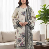3PC Unstitched Printed Cambric Suit (SSW6U3P319)