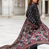 3PC Unstitched Printed Cambric Suit (SSW6U3P387)