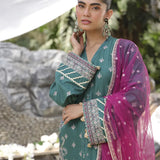 GRACE - 3PC UNSTITCHED EMBROIDERED CAMBRIC SUIT