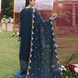 3PC STITCHED FESTIVE CHIFFON EMBROIDERED SUIT