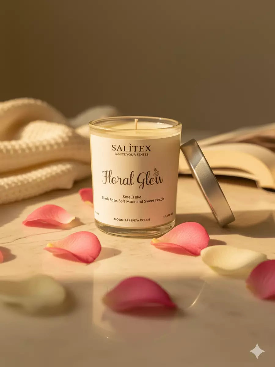 Floral Glow Luxury Scented Candle