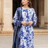 3PC Unstitched Printed Cambric Suit (SSW6U3P396)