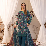 3PC UNSTITCHED LUXURY KHADDAR EMBROIDERED SUIT