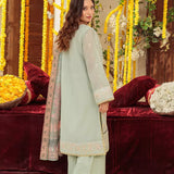 3PC Unstitched Festive Embroidered Suit (SUNW6NO037)