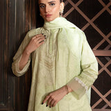 3PC Stitched Cambric Mukesh Printed Suit (SPL3PEC081)