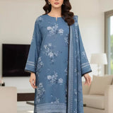 3PC Unstitched Printed Cambric Suit (SSW6U3P318)