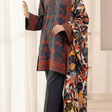 3PC Unstitched Printed Khaddar Suit (SSW6U3P805)