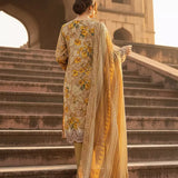 3PC Unstitched Printed Cambric Suit (SSW6U3P397)