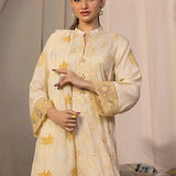 2PC Stitched Jacquard Embroidered Shirt Dupatta  (SPL2PEC034)