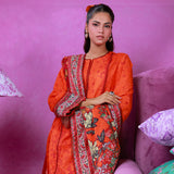 3pc Unstitched - Printed Lawn Suit