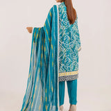 3PC UNSTITCHED - PRINTED CAMBRIC LAWN SUIT