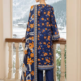 3PC Unstitched Khaddar Printed Suit (SSW6U3P832)