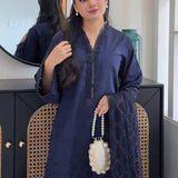 3PC Unstitched Festive Embroidered Suit (SUNW7NO074)