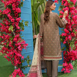 3PC LUXURY CAMBRIC EMBROIDERED SUIT