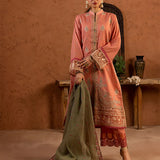 3PC Cotton Net Embroidered Suit (SPL3PELP050)