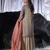 3PC LUXURY FORMAL EMBROIDERED SUIT (LSRO011)