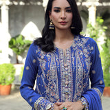 FESTIVE FORMAL CHIFFON EMBROIDERED SUIT