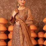 3PC Unstitched Festive Embroidered Suit (SUNS7JI060)