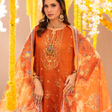3PC Stitched Festive Embroidered Suit (No052)