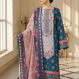 3PC Unstitched Cambric Printed Suit (SSW6U3P818)