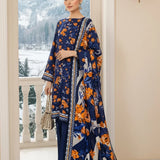3PC Unstitched Khaddar Printed Suit (SSW6U3P832)