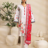 3PC Unstitched Printed Lawn Suit (P381)