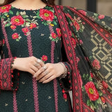 3PC Unstitched Printed Cambric Suit (SSW6U3P388)