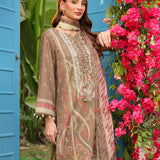 3PC LUXURY CAMBRIC EMBROIDERED SUIT