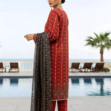 3PC Unstitched Printed Silk Lawn Suit (SUNS7ASI304)