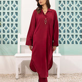 2PC Stitched Crepe Silk Suit