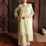3PC Stitched Cambric Mukesh Printed Suit (SPL3PEC081)