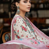 3PC Unstitched Printed Cambric Suit (SSW6U3P317)
