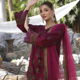 ECLAT-EMBROIDERED LUXURY CAMBRIC UNSTITCHED 3PCS