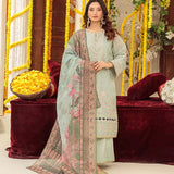 3PC Unstitched Festive Embroidered Suit (SUNW6NO037)