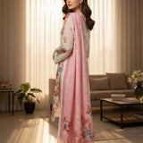 3PC Unstitched Printed Cambric Suit (SSW6U3P317)