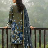 3PC Unstitched Khaddar Printed Suit (SUNS7ASI513)