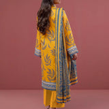 3pc Unstitched - Printed Cambric Suit