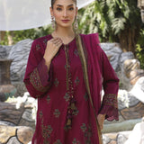 ECLAT-EMBROIDERED LUXURY CAMBRIC UNSTITCHED 3PCS