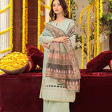 3PC Unstitched Festive Embroidered Suit (SUNW6NO037)