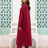 2PC Stitched Crepe Silk Suit