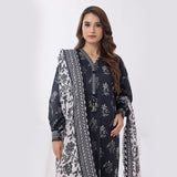 3pc Unstitched Lawn Printed Suits