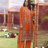 3PC STITCHED FESTIVE FORMAL CHIFFON EMBROIDERED SUIT