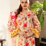 3PC Unstitched Doria Cambric Printed Suit (P287)