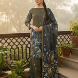 3PC Unstitched Khaddar Printed Suit (SUNS7ASI513)