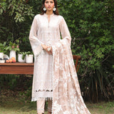 3PC STITCHED CHIKANKARI CAMBRIC EMBROIDERED SUIT