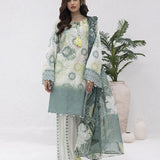 UNSTITCHED 3PCS PRINTKARI EMBROIDERED SUIT